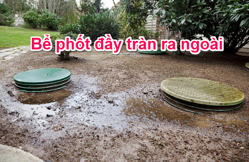 Bể phốt bị tràn